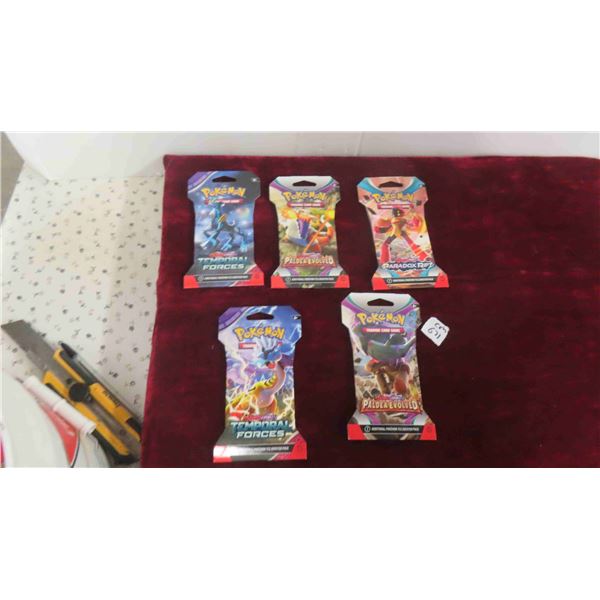 5 Unopened Pokemon Packs