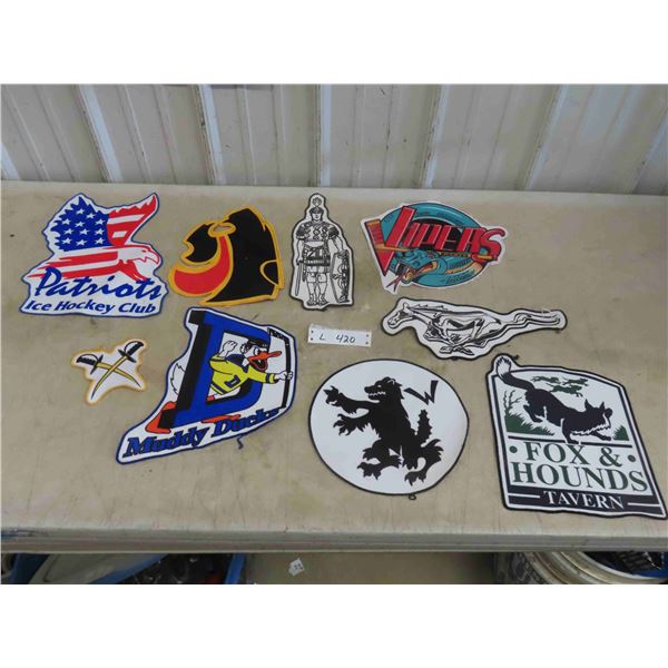 10 Large Assorted Crests