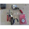Image 8 : Bottle Jack Missing Handle , Reflective Tape, Wrenches, New Multi Tester ,