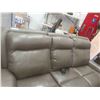 Image 2 : Leather/Leather-Style Power Reclining Couch 86'' Wide 
