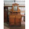 Image 1 : 1/4 Cut Oak Buffet/China Cabinet 78'' x 42'' x 19 1/2'' 