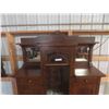 Image 2 : Oak China Cabinet 72'' x 53'' x 17''