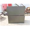 Image 2 : 2 Single Drawer Filing Cabinets 14'' x 25'' x 12 3/4'' 