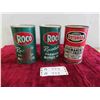 Image 1 : 2 Roco Oil Tins , Rotunda Anti Freeze Tin - All with Product