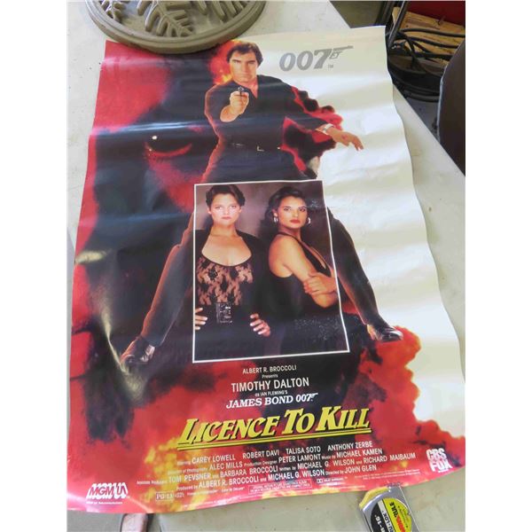James Bond Poster 37'' x 25''