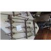 Image 2 : Wrought Iron Fencing Set 34'' High x Approx. 40'' Wide , 2pce Gate Hinges