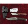 Image 1 : 2 Buck Knives 4 1/2'' & 3'' Blades with 1 Sheath
