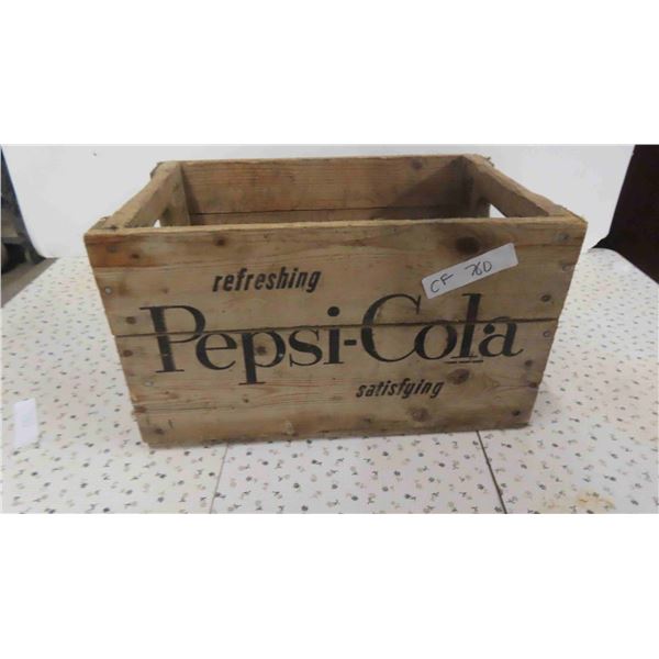 Wood Pepsi Crate