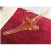 Image 3 : Amber Art Glass 20'' W x 9'' Tall