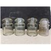 Image 3 : 8 Glass Insulators, 3 Oil Cans 