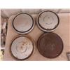 Image 2 : Ford/Chevy Hub Caps, Dash Gauge with Speedometer Temp Battery Oil 