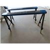 Image 2 : 2 Mastercraft Metal Sawhorses 