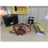 Image 1 : 6 Gauge Booster Cables with Case, New Fluorescent Work Light, New