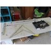 Image 1 : Laser Level, T Square, Folding Triangle, Level