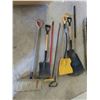Image 1 : Yard Tools: Fan Rake, Spade, Hoe, Scoop Shovel & More 