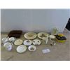 Image 1 : Anchor Cake Pan , Cactus Napkin Holder, China Plates Saucers Tea 