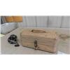 Image 8 : Penn 309 Fishing Reel , Metal Tackle Box with Some Tackle