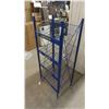 Image 2 : Rolling WD40 Metal Store Racking 4 Tier 54'' x 23'' x 16''