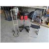 Image 1 : Stair Walker , Oxygen Carrier , Swivel Stool (Damaged and Missing Caster, See Photos)