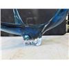 Image 2 : Chalet Blue Art Glass 23'' x 9 1/2'' Tall (Tip is Broken, See Pictures)
