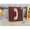 Image 2 : Metal Telephone Sign 24'' x 24'' , Wood Private Parking 23'' x 23''