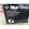 Image 2 : New 42'' Hugger Ceiling Fan (Damage on Blade, See Pictures)