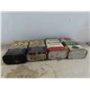 Image 2 : 4 Vintage Tins : Whiz Motor Rhythm , Esso Marvelube Outboard , BA Utility Motor Oil