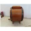 Image 2 : Antique Wood Barrel Hand Crank Butter Churn 