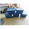 Image 1 : 5 Matching Storage Totes All with Lids 
