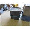 Image 2 : 5 Storage Tubs All with Lids 