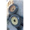 Image 1 : 2 Front Tractor Tires and Rims 600-16SL 