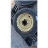 Image 2 : 2 Front Tractor Tires and Rims 600-16SL 
