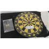 Image 1 : Vintage 17'' Made in England Dart Board - Reverse Has 6 Dart Snooker & 3 