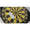 Image 3 : Vintage 17'' Made in England Dart Board - Reverse Has 6 Dart Snooker & 3 