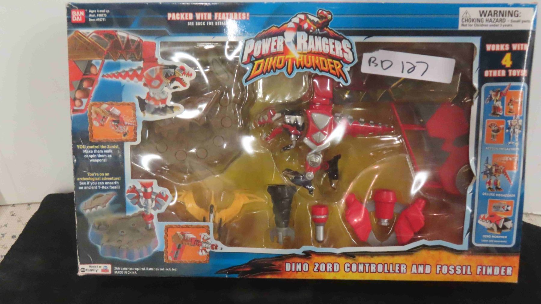 Power Rangers Controller Vintage 2003 Bandai Power Rangers Dino Thunder Dino Zord Controller