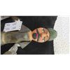 Image 2 : Vintage 28'' Warrior/Soldier with Clay Head and Metal Body Armour , Wood 