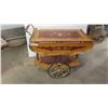 Image 1 : 1960 Tea/Bar Cart with Hollywood Regency Inlay 
