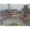 Image 1 : Table 31'' x 35'' x 55''  Extended 31'' x 35'' x 89'' , With End Pull Out Leafs 