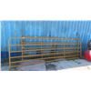 Image 1 : 2 Sioux Mfg. 6 Bar Metal Gating with Hardware (1) 12ft (1) 14ft 