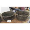 Image 3 : 4 Rubber Feed Buckets 8'' Tall x 17'' Across
