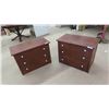 Image 1 : (2) 3 Drawer Dressers Both 24'' x 32'' x 19'' 