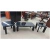 Image 1 : Coffee Table 16'' x 48'' x 24'' , 2 End Tables 20'' x 25'' x 25''
