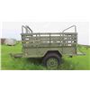 Image 1 : Military Pintle 2 Wheel Cargo Trailer 11 1/2' 