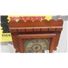 Image 2 : Gingerbread Mantle Clock 19'' x 13'' 
