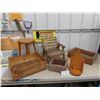 Image 1 : Zinfandel Crate , Childrens Wood Lawn Chair, Stool, Wood Boxes & More 