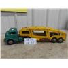 Image 1 : Pressed Metal Cab , Car Hauler Trailer 21 1/2'' x 5'' x 4 3/4'' 