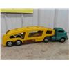 Image 8 : Pressed Metal Cab , Car Hauler Trailer 21 1/2'' x 5'' x 4 3/4'' 