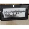 Image 2 : 2 Framed Black and White Pictures by Ron McMurray - Largest Measures