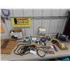 Image 1 : 6x9 300 Watt Pyramid Speakers, Drill Bits, RCA Cables, Outdoor Wall Light, Splitter, 
