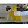Image 1 : 6 Plastic Storage Crates 20'' x 11'' x 10 1/2'' with 3 Lids 